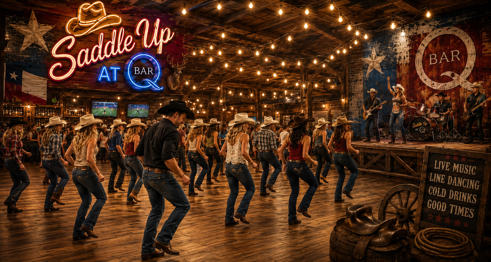 Saddle Up at Q Saloon and Eatery photo